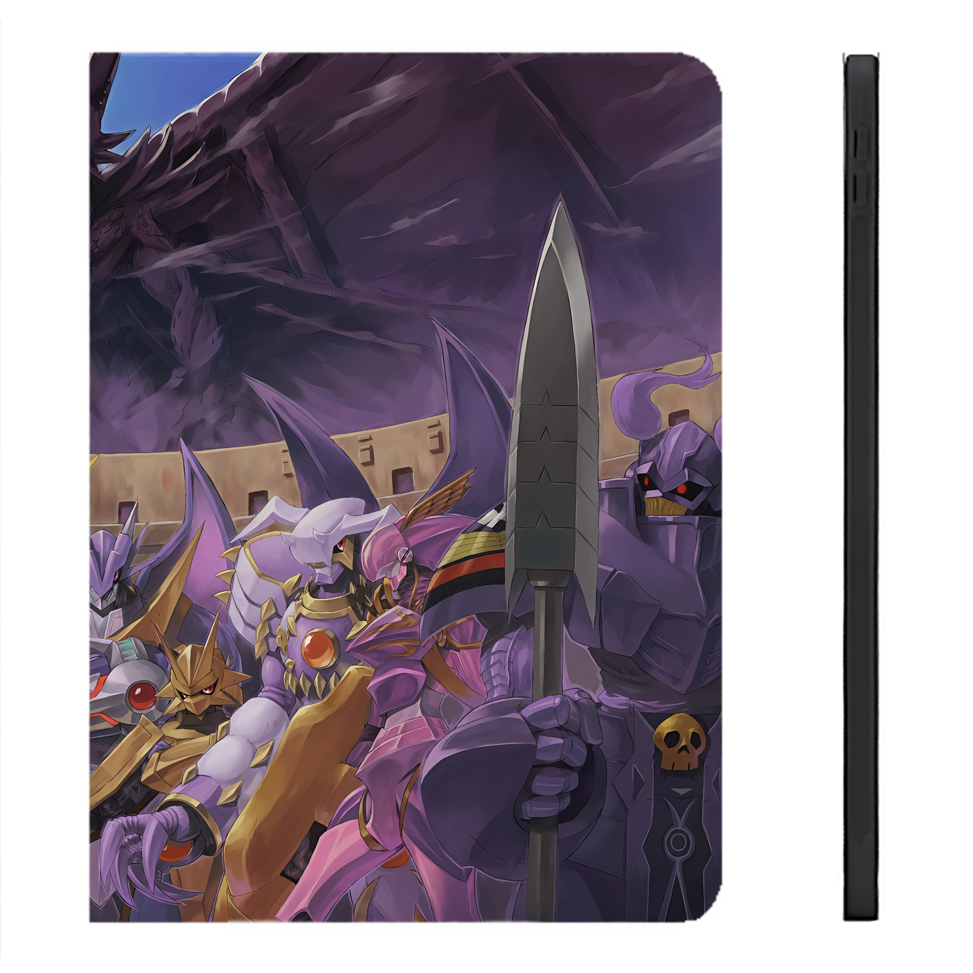 （画像用） Digimon デジタルモンスター/デジモン IPadケース ペンホルダー付き ブックスタイルデザイン